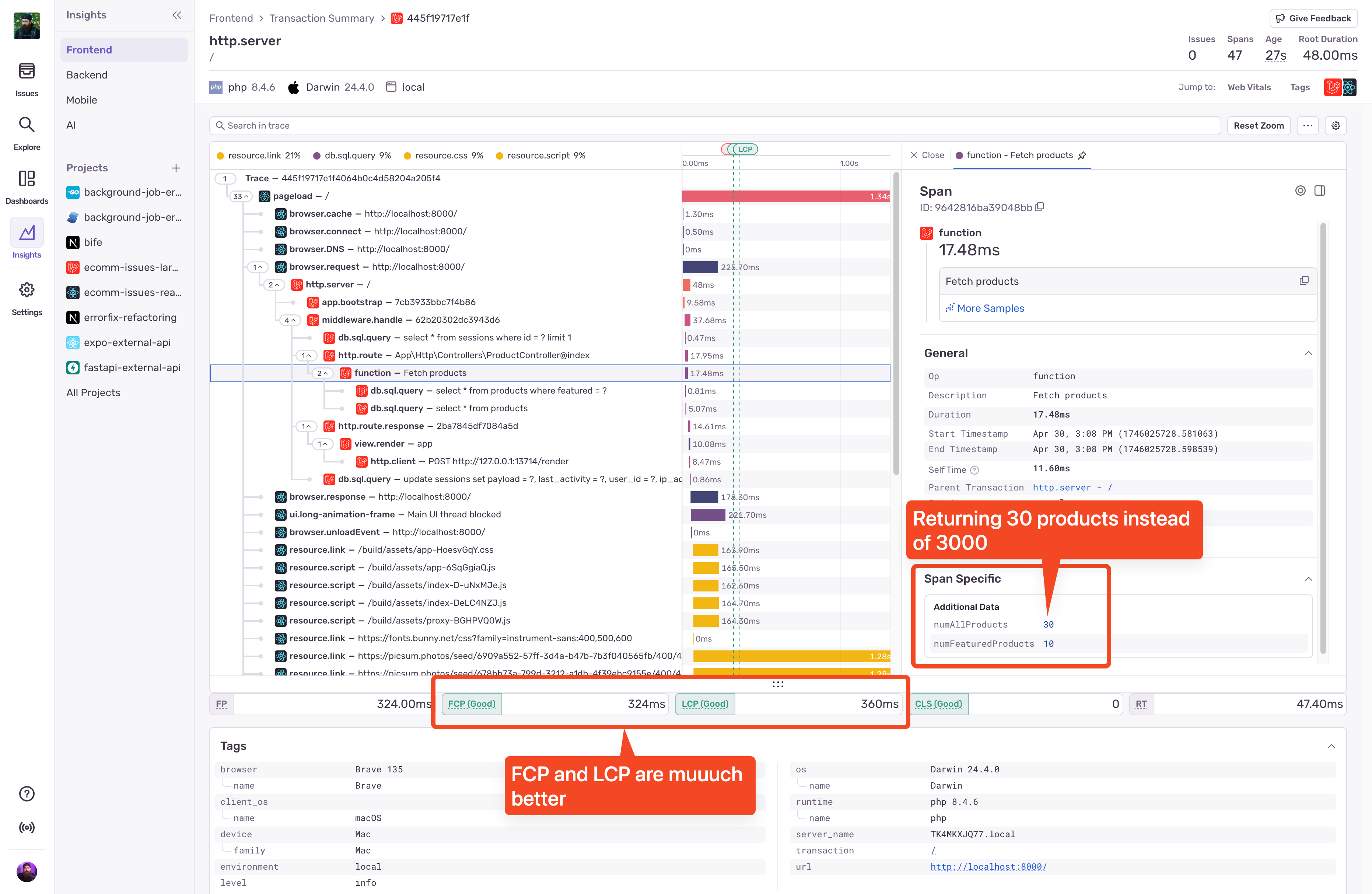 Improved Page Load